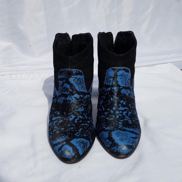 UGG Pony Hair Ankle Booties with Block Heel - Picture 4 of 4